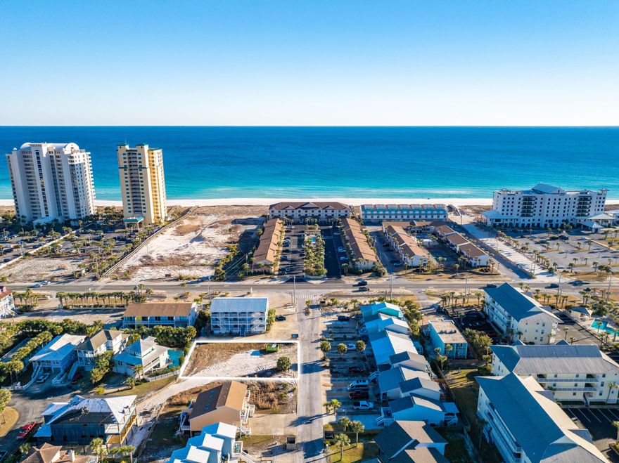 Prime Navarre Beach development opportunity with rare high-density multi-family zoning--ideal for investors and builders seeking a fast-tracked route to going vertical with construction. Located across the street from beach access, this cleared vacant lot offers a premium setting with Much of the upfront work is already fulfilled. Plans for a tri-plex are already completed, and both survey and soil tests have been executed, significantly reducing holding time and accelerating your path to begin construction.Short-term rentals are permitted, opening the door for excellent income potential upon completion.With limited multi-family inventory on Navarre Beach, this property presents a compelling opportunity to develop a high-performing tri-plex just steps from the Gulf. Whether your  strategy is build-to-rent, short-term rental income, or resale upon completion, this site is positioned for efficiency, scalability, and return.
Opportunities like this are increasingly raresecure your footprint on Navarre Beach and bring a premium coastal project to life.
Navarre Beach is one of the last areas with an "Old Florida" appeal and a fantastic place to live and own a piece of paradise. Navarre Beach has miles and miles of white sandy beaches and stunning emerald hued waters. There's plenty of leisure activies to enjoy whether on the Gulf or the Santa Rosa Sound, with parks, hiking/biking paths, and the spectacular Gulf Island's National Seashore. Just over the National Seashore is Florida's renowned Pensacola Beach where you can enjoy even more entertainment, shops, and restaurants. 