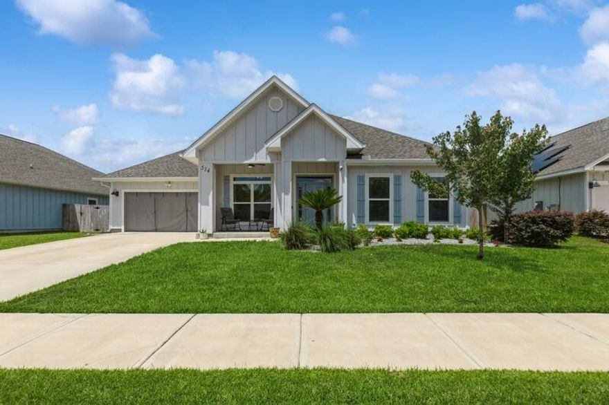 Incredible opportunity with a VA assumable loan at just 2.75% interest! This beautifully upgraded 5-bedroom, 3-bathroom home offers modern comfort, style, and smart features throughout. Enjoy seamless connectivity with built-in Ethernet and fiber optics in multiple rooms--perfect for work-from-home or streaming.The finished garage features durable flake epoxy flooring, and every room in the home is equipped with ceiling fans, including the screened-in back porch and front porch with dual fans for year-round comfort. A double-gated privacy fence provides security and functionality, with full gutters installed around the home. Inside, the open-concept living space shines with double tray ceilings and crown molding in the living room, tray ceiling in the dining area, and French doors leading to a private office. The kitchen is a chef's dream with granite countertops, an extra-large walk-in pantry with built-in shelving, and a Culligan water filtration system paired with a hospital-grade reverse osmosis drinking system.

The owner's suite offers a spacious walk-in closet, garden tub with a garden window, and a separate tiled shower. Secondary bedrooms are generously sized with ample closet space. Flooring includes durable LVP in main areas and cozy carpet in bedrooms. The walk-in laundry room adds even more convenience.

Outside, enjoy the benefits of a 2024 smart sprinkler system with three zones and rain sensing, keeping your yard lush with minimal effort.

This home truly has it allluxury, efficiency, and unbeatable financing options. Schedule your private showing today and take advantage of this rare VA assumable loan at 2.75%!