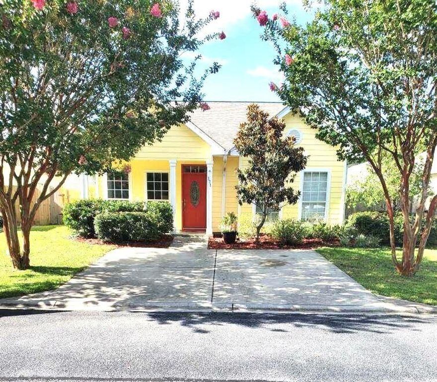 Beautiful 3 Bedroom home located in the heart of Santa Rosa Beach! Less than a mile from 30A public beach access.  Home features 3 bedrooms, 2 baths, and covered front and back porches. The master bath boasts a double vanity and a separate shower and soaking tub. A spacious kitchen with granite counter tops opens to large family room. Home is wrapped in very strong, low maintenance Hardie Board, and comes with Fabric Shield Hurricane Protection.  This home comes loaded with, 9ft ceilings, arched doorways, stove and dishwasher are GE, microwave and refrigerator are Samsung, with tile floors in wet areas. Seller is only accepting 'AS IS' offers with no contingencies.  No short term rentals allowed in this neighborhood.