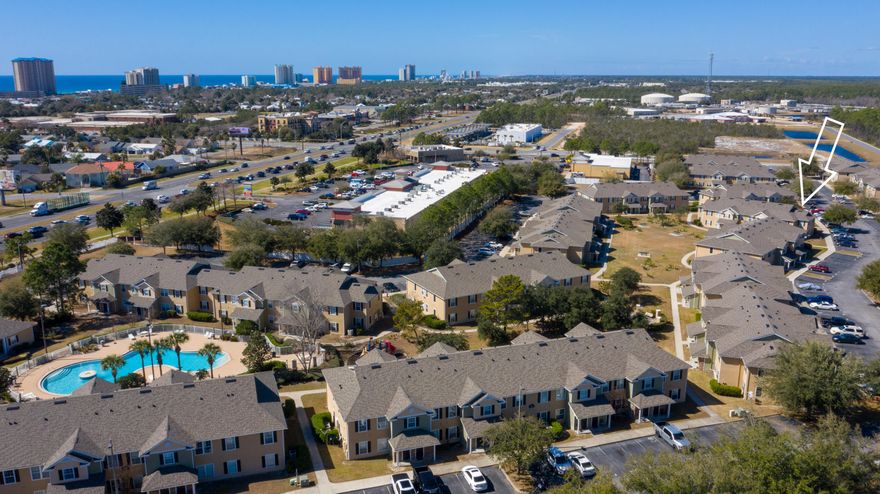 CURRENTLY UNDER CONTRACT, SELLER ACCEPTING BACKUP OFFERS! The unit is in great condition and well maintained and features granite countertops, upgraded wood cabinets, stainless appliances.Brand new dishwasher and stove.Brand new kitchen sink and faucet.Luxury vinyl plank in the living room.AC was replaced in 2019.Nautilus Cove is a gated condominium community,offers several amenities including a large resort-style pool, fitness center, clubhouse,kids playground,pet-friendly walking stations.Located in central Panama City Beach you are close distance to the beautiful famous sugar-white beaches and less than 2 miles from Pier Park.Not only is it a solid place to live,convenient to local schools and shopping,but it has potential as a long-term rental bringing cash flow to the new owner.