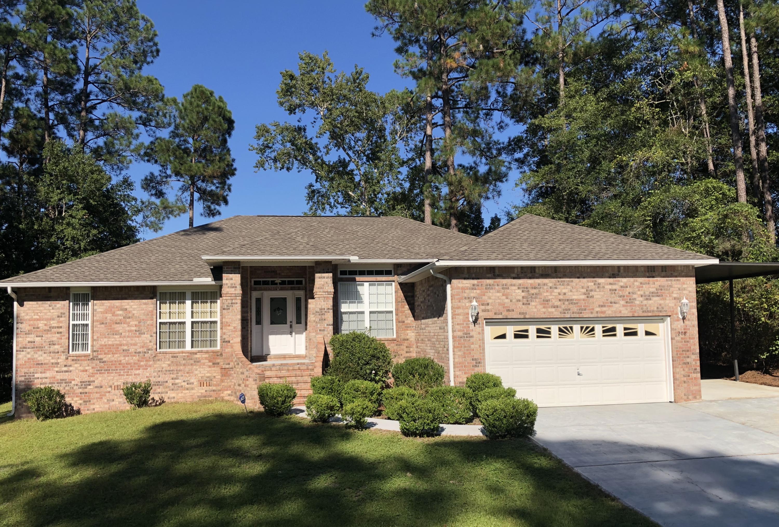 Lovely 3 bedroom, 2 bath home with an additional office space, located in Crestview on a quiet street, and has a gorgeous view from the backyard. The open and bright floor plan paired with raised and tray ceilings create a cozy feeling of elegance. This property will boast brand new carpet, countertops, and paint. More pictures coming soon! The spa like bathroom and huge walk in closet in the master add to the appeal of this home. The spacious laundry/ mud room leads into the impressive garage space with added outdoor covered parking for a boat, RV, or whatever else you can imagine. This property won't last long! Contact Sound Choice Real Estate to make this property your new home!