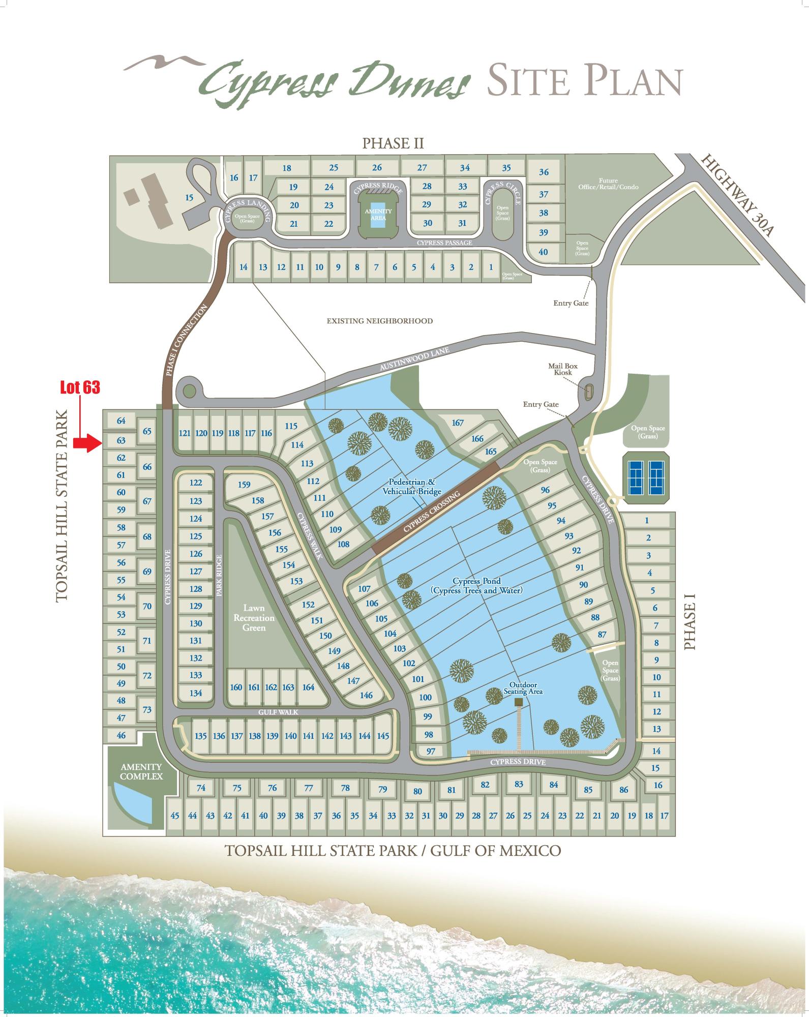 Cypress Dunes - Land