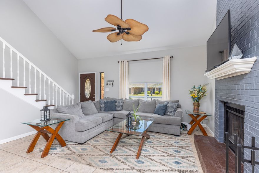 New roof 2023, new water heater 2023, HVAC 2021 and new garage door opener! Come see this wonderful home  located just a little over 6 miles from Hurlburt Field.  The master bedroom with en-suite is conveniently located on the first floor with sliding glass doors onto the back deck. The private office is also located on the first floor with an additional entry onto the expansive deck.  This home sits on a large lot with dbl gates and room to pull a boat or RV behind . There is a large workshop in the backyard. The back deck extends along the back side of the home with plenty of room to entertain.  Upstairs are two large bedrooms with a shared bath and extra storage.