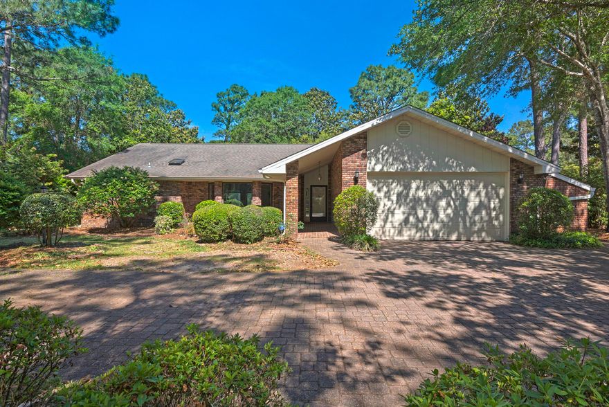 Nestled in the heart of Bluewater Bay, this classic, HEATED pool home is move in ready! Tucked away on a beautifully landscaped, half-acre, corner lot, this home boasts golf course views, privacy, and a lush outdoor oasis to enjoy the warm summer days outside! This single level, 3 bedroom, 2 bath home features new custom updates and tailored finishes throughout. The 2305 sqft live LARGE with 2 living spaces, 2 dining spaces, a gorgeous centrally located kitchen, oversized laundry room, and 11x30 tiled sunroom that opens to the screened pool! The location is perfectly placed in BWB, zoned for Bluewater Elementary, next to sidewalks and a 3 minute bike ride to the BWB pools, golf course, and driving range, and just a short drive to local military bases and the Mid-Bay bridge! Read more...