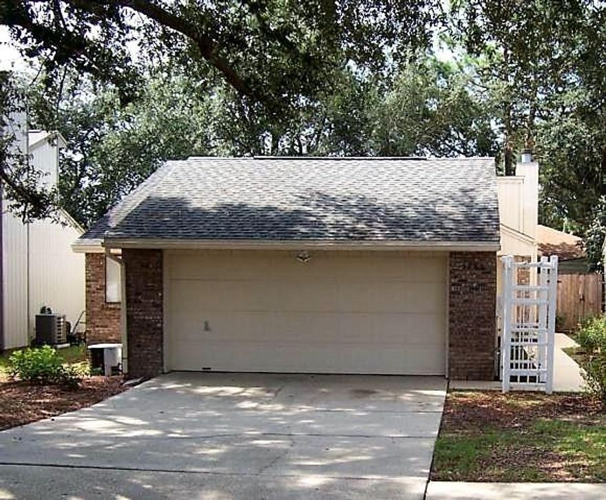 Charming Niceville home with an open concept design and cathedral ceilings. Conveniently located to the military base, schools, college and walking trail. Great layout and feels larger than its sq footage. Home has all new vinyl siding, appliances and hot water heater, updated paint and light fixtures.Large mater bedroom with separate bath and walk in closet. Several closets for storage and extras. Natural landscaped low maintenance yard, owners have a termite bond in place and will transfer to new buyers. 2 car garage has tons of extra storage, work bench as well as a pull down attic access. The wood burning fireplace completes this homes cozy feeling and adds to the ambiance of any get together! Schedule your showings today.