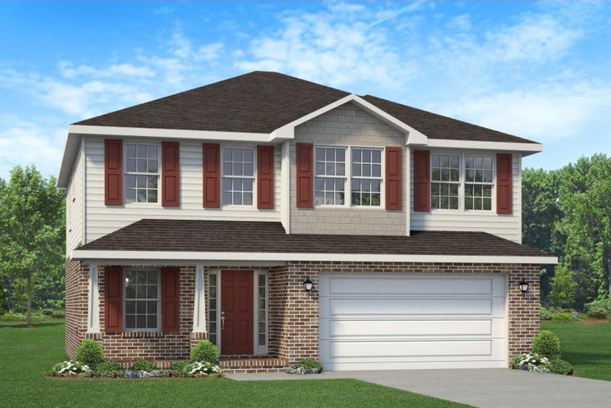 Builder pays the bulk of closing costs with a preferred lender and is also offering up to $15K in flex money.  Two best features are the huge, family friendly back yard  and the loft upstairs which can be used for so many things..  Popular Craftsman 4 BR/3 BA home with white  Hardiboard siding and brick skirt.   Interior features 9' ceilings on first floor and 8' upstairs, 8' entry doors, Trey ceiling in master bedroom with a large walk in closet. Stylish and practical LVP flooring on the entire main floor and in wet areas upstairs.  Community Pool and Cabanas to be built by Subdivision Developer.