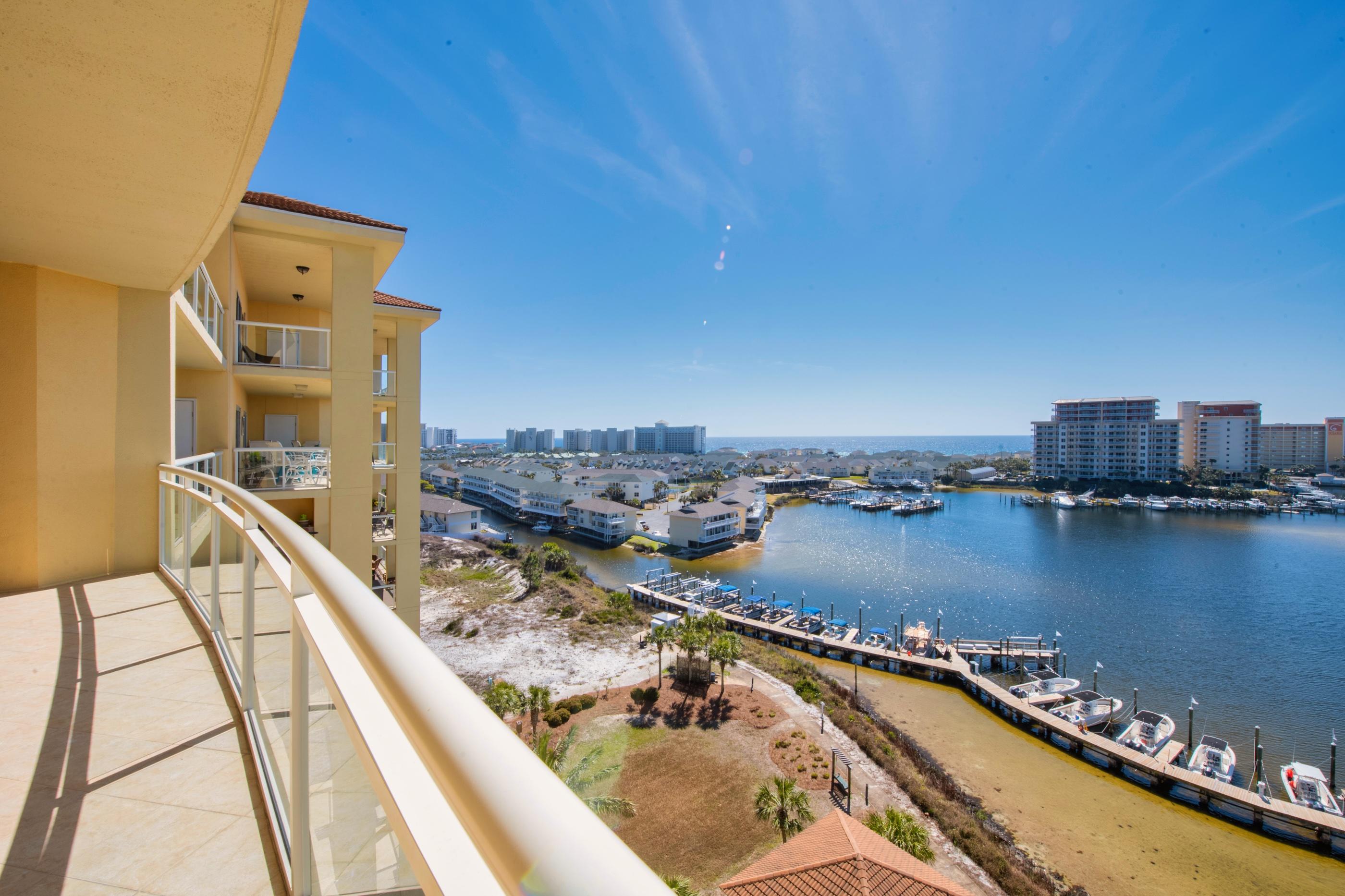 Welcome to Marbella Condominiums, a boaters dream come true. If you want water front living, this would be the ideal spot! Inside you will find 3 bedrooms and 3 baths with incredible views of the Harbor and the Gulf of Mexico. There is also an additional room that can be used as a 4th bedroom to accommodate additional guests. The gourmet kitchen has beautiful cherry cabinets, stainless steel appliances, granite counter tops and even a full wet bar. Both the Living Room and The Master Suite walk out to the huge balcony that has a built in stainless steel grill and overlooks the huge heated pool, hot tub and cabana below. The Master Bath has double vanities, a jacuzzi tub, a separate shower and tons of built in cabinet space. There are two assigned garage parking spaces as well as a
