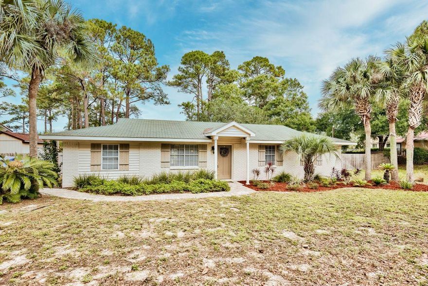 Nestled among the huge oak trees on 100 feet of Marler's Bayou sits this sweet brick ranch home with serene views of the water. Sit on your own dock equipped with boat lift and whittle away the hours. The house was built in 1972 close to the road, so there's plenty of room to build behind it. The huge, fenced backyard offers lots of potential for dogs, hobbies, boats, and other toys. A wooden deck and walkway to the dock were recently constructed, and the dock was built in 2004. Home was renovated within last five years with updated kitchen and baths. The home offers a huge laundry and pantry off kitchen and lots of storage.