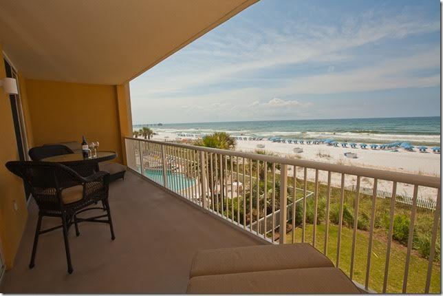 DIRECT GULF FRONT UNIT at Luxurious AZURE. Over look the beach with out the noise of the pool! Upscale finishes, high ceilings, granite counters, stainless appliances and tile flooring. FULL size Washer and Dryer. Beach Front master bedroom with balcony. Offered fully furnished with an excellent rental history and solid future bookings. Azure offers a high end resort feel, lush grounds, 2 pools including kids play areas, expansive beaches and so much more!