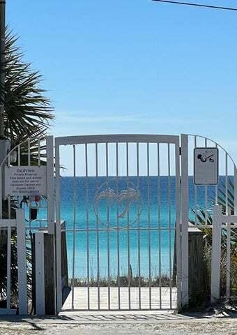 Enjoy beautiful gulf views from the convenience of your own Covered Patio at this low-density property. This 1 Bedroom/ 1 Bathroom ground floor West-end Unit Condo has been beautifully updated in Contemporary Coastal Style with white quartz countertops, stainless steel appliances and modern furnishings throughout. Bathroom features quartz countertops and walk-in shower with glass sliding doors. This Unit has exceptional Rental History and Ratings, with a sleeping capacity of up to 4 people. Great location in Miramar Beach near restaurants, bars, shopping and just a few steps away from Gated Access to the Private Beach owned by the 18 Gulfview 1 units in this Condominium. On-site amenities include Laundry, Community Pool, Grill Area, Internet Service and Parking.