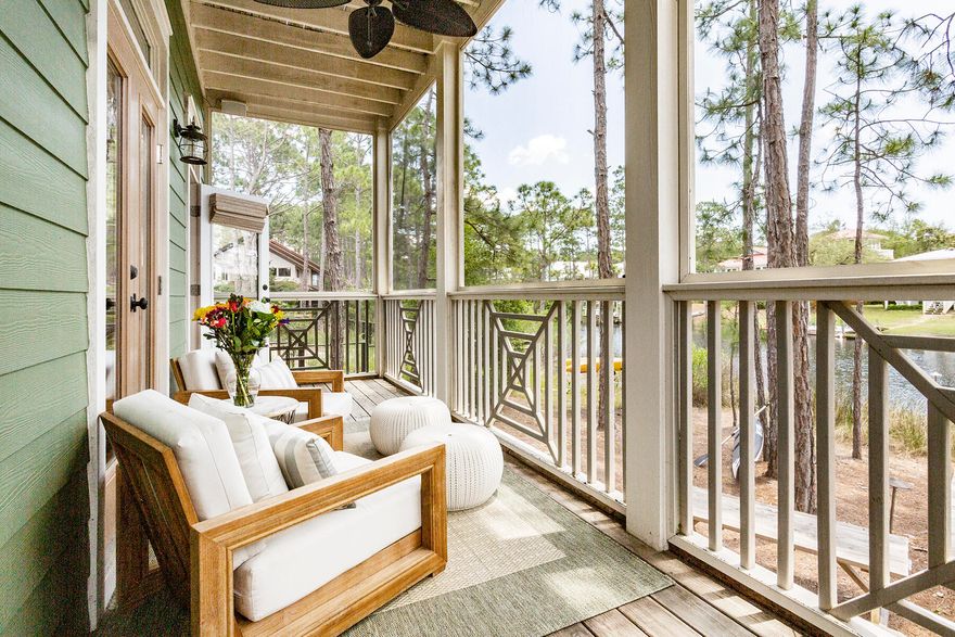 Beautifully maintained home along popular Eastern Lake, south of 30-A!  Paddle, kayak, or boat to the Gulf of Mexico!  Three bedroom, three bath, fully furnished home, fireplace, new tankless water heater-turn key.  Lots of porches for lazy afternoons, 'tower room' for art/yoga//media, third floor balcony overlooking Eastern Lake for gorgeous sunsets.  All artwork excluded.***Buyer is responsible for personally verifying details about this property.  Any information contained in this listing is believed to be accurate but is not guaranteed.***