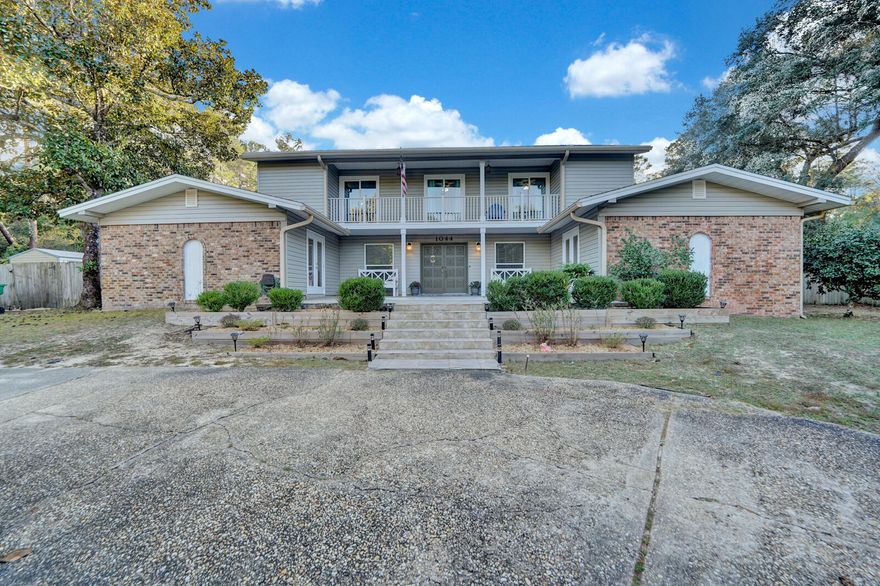 Back on market, no fault to seller. NEW ROOF and NEW SEPTIC being replaced now, and NEW BACK DOOR before closing. This beautiful 4 bedroom, 3.5 bath, 2 story house feels like home as soon as you walk through the front door. This gorgeous and remodeled 3,050 sq. ft. home boasts a fully remodeled kitchen with upgraded Frigidaire Gallery appliances. All bathrooms have been upgraded in 2016. Roof age is 2008. HVAC replacement in 2013. Hot water heaters replaced in 2014. New tile in kitchen, breakfast area, living room, hallway and downstairs bathroom. All carpet replaced in 2018. New pool pump in 2020. This home has 2 master bedrooms, one on each floor. Also has a unique balcony from the bedroom overlooking the front of the house.