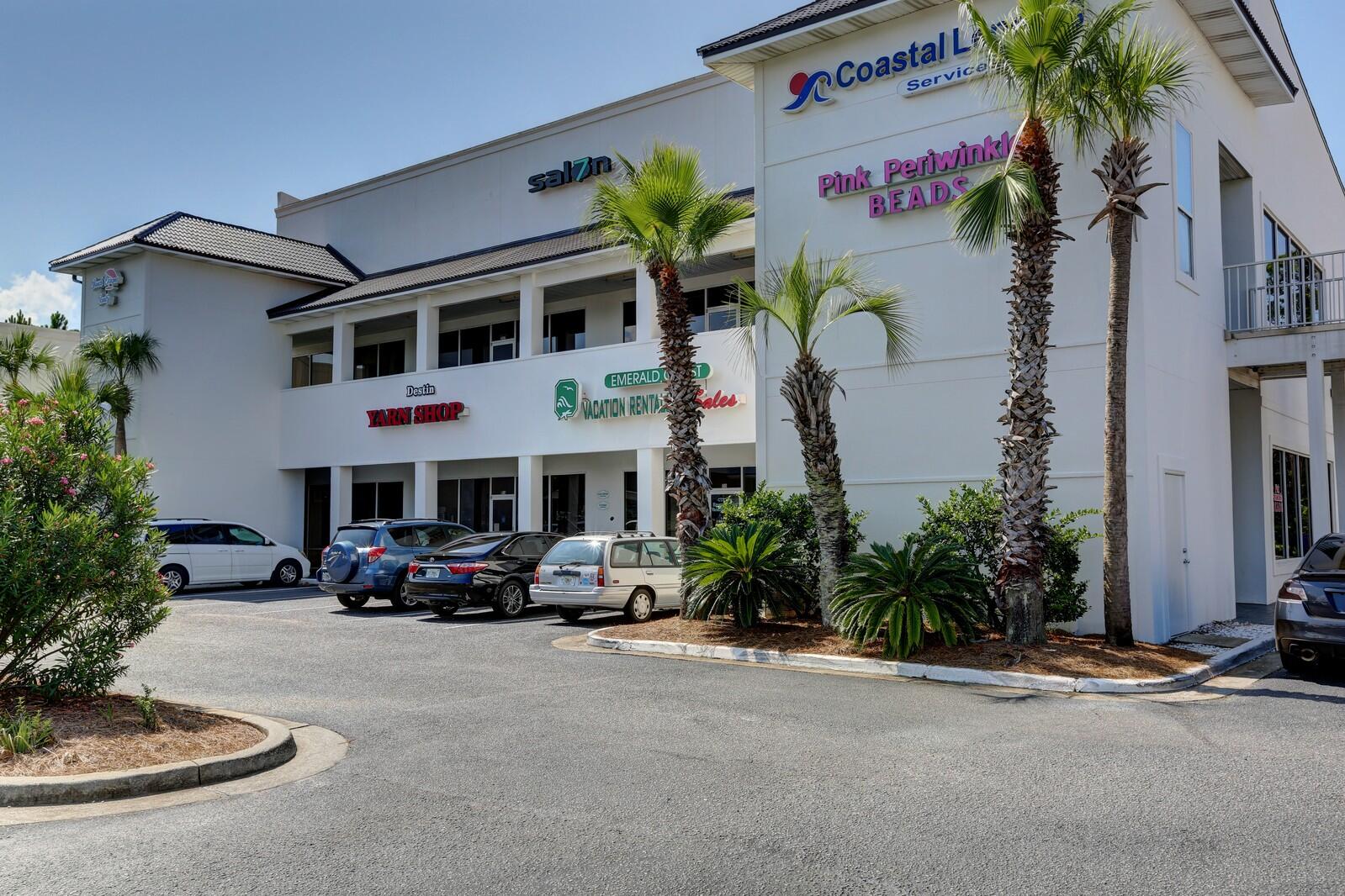 Now available in the heart of Miramar Beach -- Suite 204, a 1,403 sq ft second-floor end unit located in a prime commercial space inside Holiday Plaza. This bright and inviting office features plentiful natural light from multiple windows, a private conference room, welcoming waiting area, six individual offices, and a private bathroom. Building signage is available and visible from Highway 98, offering excellent exposure. With great visibility and a professional setting, this is an ideal opportunity for a business looking to establish or expand in a thriving area. An established tenant is in place and would like to sign a long term lease.