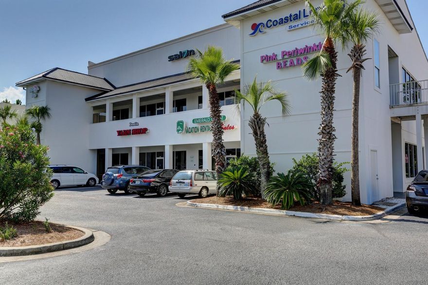 Now available in the heart of Miramar Beach -- Suite 204, a 1,403 sq ft second-floor end unit located in a prime commercial space inside Holiday Plaza. This bright and inviting office features plentiful natural light from multiple windows, a private conference room, welcoming waiting area, six individual offices, and a private bathroom. Building signage is available and visible from Highway 98, offering excellent exposure. With great visibility and a professional setting, this is an ideal opportunity for a business looking to establish or expand in a thriving area.  An established tenant is in place and would like to sign a long term lease.