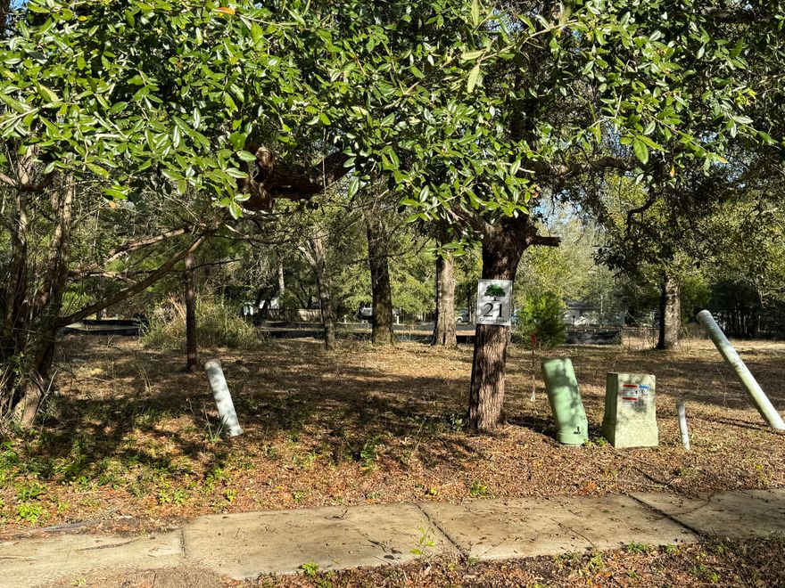 Looking to build a home?  Here is a beautifully wooded lot located in the heart of Freeport. This serene community only allows for single family homes.  This lot comes complete with city water/sewer taps paid. No fill dirt and land clearing needed. (Value $18,500). High-dry lot (Flood Zone X.) is ready to build your dream home, meaning you won't need to pay for costly flood insurance. No mobile homes allowed. Minimal restrictions and HOA is only $75.00 a month.Great fishing on Four Mile Creek, or cruising onto the Choctawhatchee Bay or spending the day on White Sandy beaches of Florida's Emerald Gulf Coast. This amazing property is centrally located between Fort Walton Beach and Panama City Beach offering so much in the way of fun in the sun, tourism activities and Destin's World-Famous Crab Island all within a short 30-45 min drive. 

Information contained within this listing such as square footage, property measurements, etc are deemed to be accurate, but is not guaranteed. Buyer to verify.