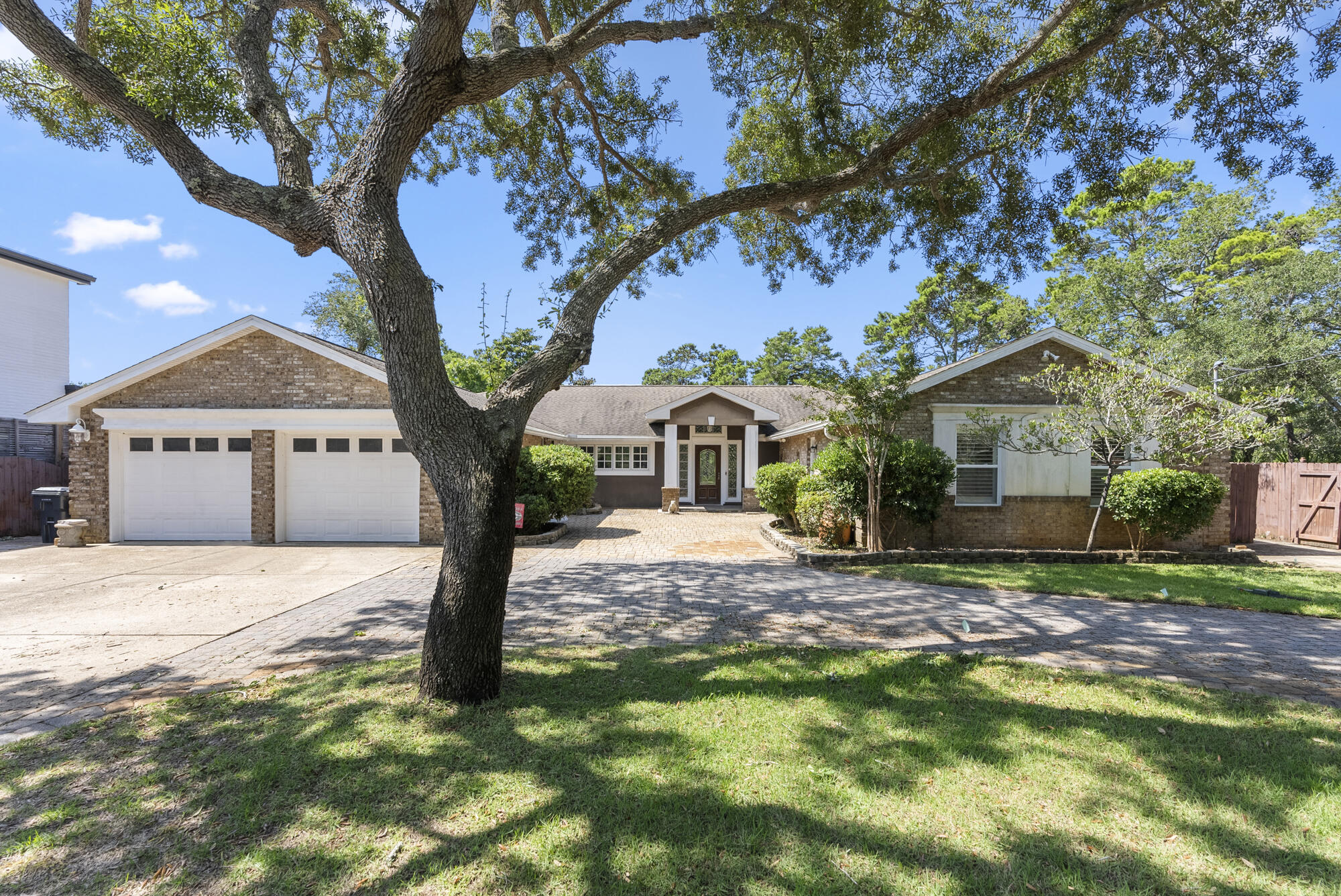 Priced to sell!! Do not wait -- schedule your appointment today to come and see this incredible opportunity located at 497 Walton Way. Situated on over an acre with no HOA -- the opportunities are endless. Plenty of space to add a detached garage, carriage house, boat/RV parking and so much more. Walton Way is a quiet, dead end street with little traffic on this far west end. Easy access to the bay, new park and the beautiful beaches of South Walton and Destin. This home offers over 3,500 square feet of classic Florida living. With three bedrooms, plus a smaller fourth bedroom (currently being used an office) three full baths, a lovely Florida room with access to the pool surrounded by a beautifully landscaped yard. This private estate backs up to the Emerald Bay Golf Course and is sure to impress!