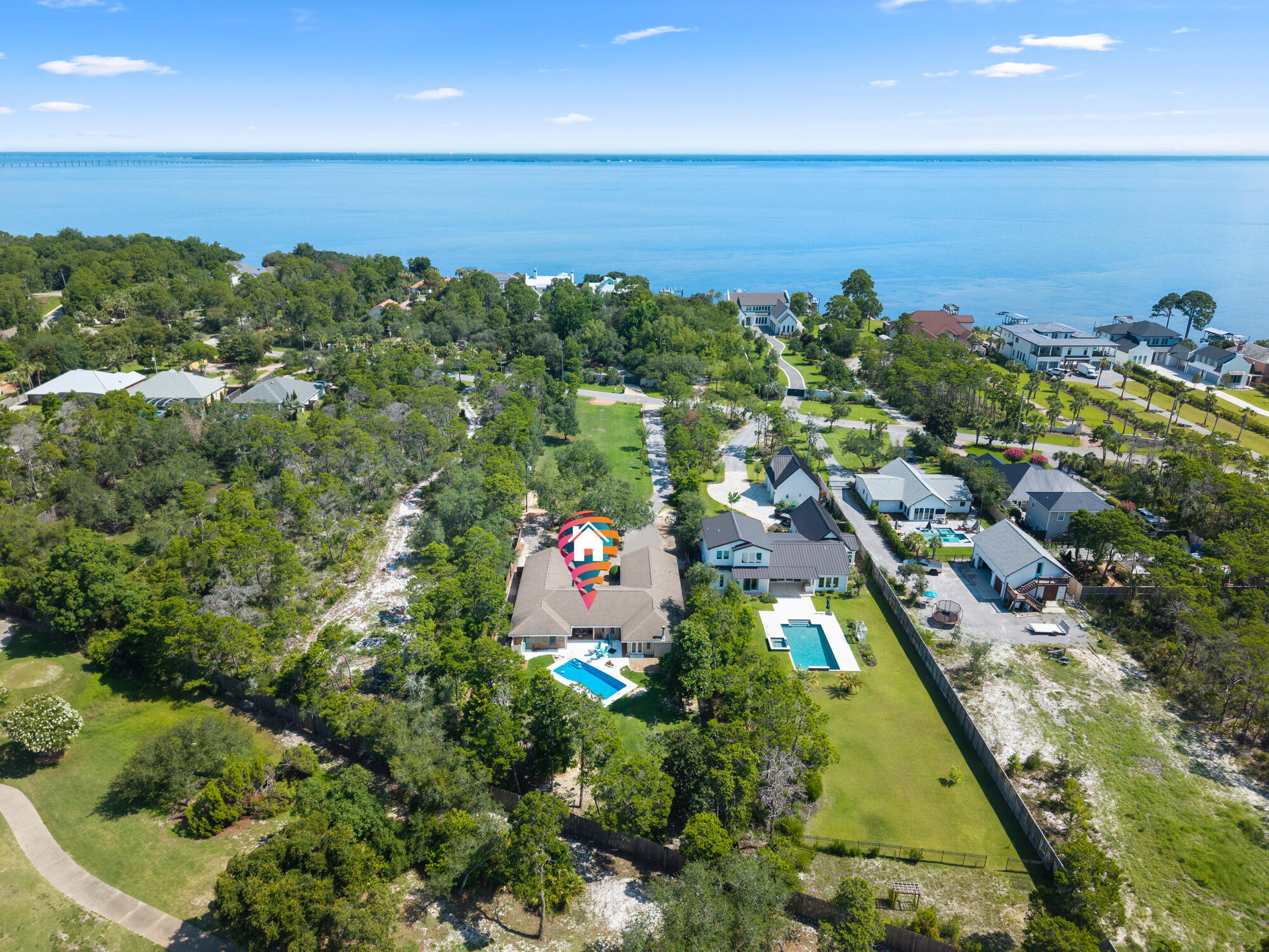 Priced to sell!! Do not wait -- schedule your appointment today to come and see this incredible opportunity located at 497 Walton Way. Situated on over an acre with no HOA -- the opportunities are endless. Plenty of space to add a detached garage, carriage house, boat/RV parking and so much more. Walton Way is a quiet, dead end street with little traffic on this far west end. Easy access to the bay, new park and the beautiful beaches of South Walton and Destin. This home offers over 3,500 square feet of classic Florida living. With three bedrooms, plus a smaller fourth bedroom (currently being used an office) three full baths, a lovely Florida room with access to the pool surrounded by a beautifully landscaped yard. This private estate backs up to the Emerald Bay Golf Course and is sure to impress!