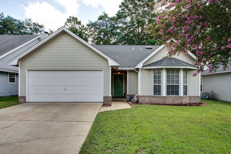 Bluewater Bay Beauty! This 3 bedroom 2 bathroom home features a great floor plan with an oversized master bedroom suite with cathedral ceiling and bay window, living room with wood burning fireplace, separate dining room, and beautifully updated galley style kitchen. There is a coat closet just inside the front door and the laundry closet is just outside the master bedroom. There is a 2 car garage and it has a privacy fenced back yard. We have completed a full pre-listing home inspection and are addressing the couple small things the inspector noted. Inspection available upon request. And the seller is providing a 1 year Old Republic Home Warranty to give you piece of mind! This house is a great value in a wonderful subdivision. Call to make your appointment today!