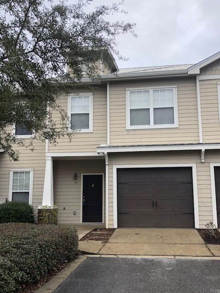 This charming townhouse located in the heart of Freeport at the Verandas is ready to call home!
23 South Sand Palm has 3 bedrooms, 2.5 baths and a 1 car garage. Master suite has a large walk in closet, double vanity and large soaking tub- separate from the walk in shower. New LVP flooring throughout, updated fixtures and lots of storage! Community pool is a great place to make new friends in this wonderful neighborhood!
The worlds most beautiful beaches are 25 minutes away OR you can take dip or go fishing at the public park just north of the 331 bridge. The Beach Sunsets Inc. Resident Benefits Package is designed to provide convenience and professional services to our residents. By applying, Resident(s) agree to be auto-enrolled in the program and pay an additional $25.00 each month, payable with rent. This program includes benefits such a Tenant Portal for online payments, 24/7 maintenance requests, air filter(s) auto shipped to your door, waived lease, lease change and administration fees and more! Benefits of this package may vary due to the property specifications. No discount will be given if an element of the package is not available. The cost of this package is all-inclusive.