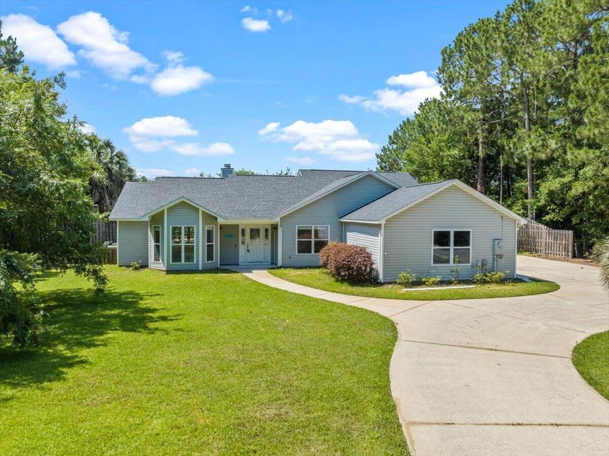 Welcome to Cano Estates, where an incredible pool home awaits you on a generous half-acre lot. This residence showcases a BRAND NEW ROOF, ensuring peace of mind, while fresh interior paint and various upgrades add to its allure. With its single-level layout, spacious dining area, vaulted ceilings in the living room, and ample yard and pool, this home is perfect for enjoying the beautiful Florida weather. Nestled in a stunning neighborhood, you'll also appreciate the proximity to the renowned 30A beaches, just a few short miles away. Don't miss out on this amazing opportunity – come and see it for yourself!