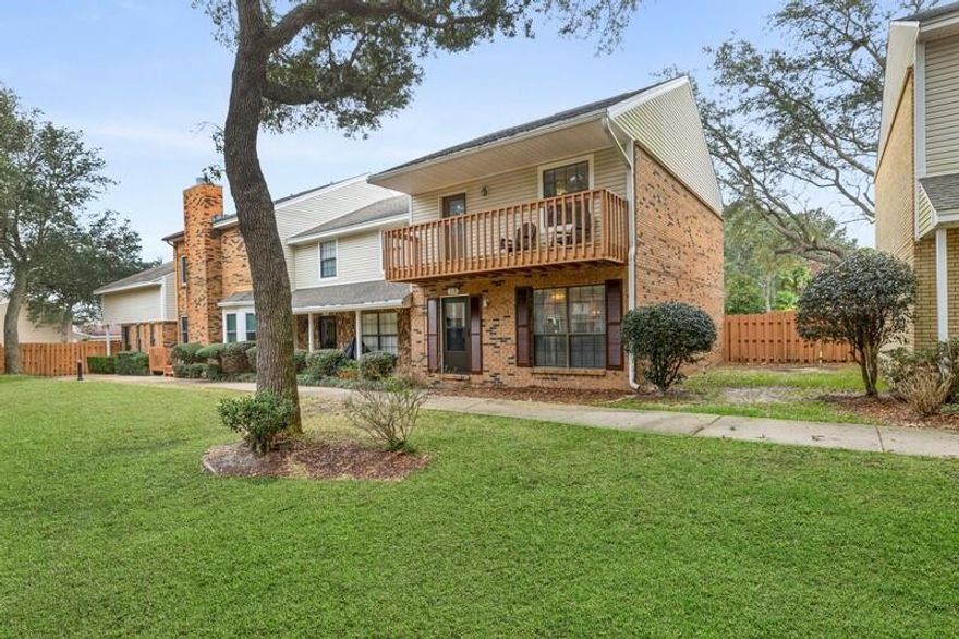 All Spruced Up - this is the Move-In Ready, 2 bedroom townhome you are looking for.  Warm and inviting tones - the whole home, including doors, trim and cabinets has been completely repainted. That includes the garage - floor too! New ceiling fans, light fixtures, storm door, outlet covers and door knobs and handles.  Exterior garage door repainted, too! You are going to absolutely love this home! No Short Term Rentals Allowed.  Dogs welcome with restrictions.