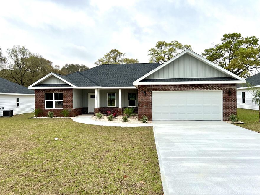 BACK ON MARKET 5/19/23! Brand NEW CONSTRUCTION in heart of Crestview! Quality build from one of the area's finest home builders. Luxury Vinyl Flooring throughout this open concept home with a stunning kitchen! Wait until you see the master bathroom! 3 Bedrooms, 2 full bathrooms, and GARAGE! Builders are also offering a 1 Year Builders Home Warranty!