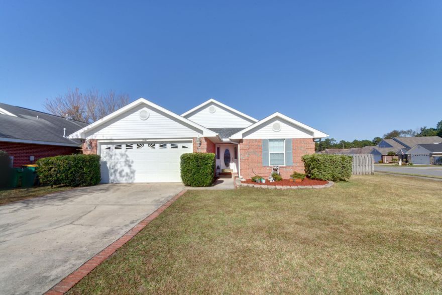 This Emerald Village beauty right outside the back gate of Hurlburt Field is truly the gem you've been waiting on to call home! Located in one of the most desirable neighborhoods in Fort Walton Beach, its perfectly positioned on an oversized corner lot where you can bring your boat and park it behind the double fence while you enjoy the Emerald Coast by water! Inside you'll find an open and split floor plan layout featuring 3 bedrooms PLUS an office/flex room and a great list of seller updates including a brand new roof (2018) and newer HVAC (2015)! There is NO carpet in this home, so enjoy tile throughout and laminate flooring in the bedrooms. You'll love the kitchen which features stainless appliances and granite countertops, the interior laundry room leads out to the two car garage.