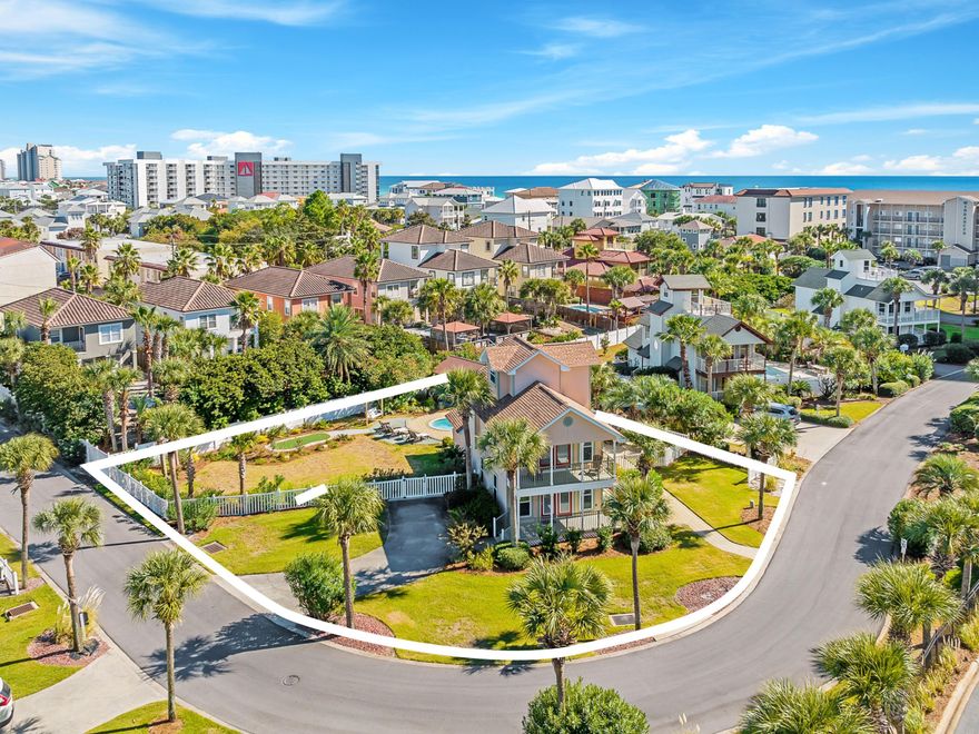 Welcome to 45 Windancer Lane, a stunning, remodeled home nestled in the charming neighborhood of Windancer in Miramar Beach, Florida. Boasting 3 bedrooms, 3 bathrooms, and a generous 1,605 square feet of living space, this residence offers a comfortable and inviting atmosphere for you to call home.  The home sits on an impressive quarter acre lot, is only 175 yards from the deeded beach access and has an amazing array of outdoor perks including a 4-hole putting green, private pool, and an oversized patio and outdoor hangout area.Situated on an oversized lot, this property provides ample space and privacy. The possibilities are endless with the potential for expansion, whether you envision adding carriage houses or creating additional living areas to suit your needs. The home boasts an impressive rental history and is turn-key ready to go for your new sanctuary.

Step inside and be captivated by the meticulous attention to detail showcased throughout this home. The interior has undergone a complete renovation, resulting in a modern and stylish aesthetic that effortlessly blends with the coastal charm of the area. From the moment you enter, you'll appreciate the seamless flow between the living spaces, making it ideal for both relaxation and entertaining.

The three bedrooms offer a peaceful retreat and great spacing. The dual master suites are a true oasis, each featuring luxurious ensuite bathrooms, ensuring a serene and comfortable space to unwind after a long day.

Located in the desirable community of Windancer, this home offers the perfect blend of convenience and coastal living. Immerse yourself in the vibrant community, where you'll find an array of dining, shopping, and entertainment options just moments away. Not to mention, the sparkling beaches of the Gulf Coast are within easy reach, allowing you to indulge in sun-kissed days and breathtaking sunsets.  Windancer only has 8 oversized homesites that encompass a quiet luxury within the mainsail area of Miramar Beach, FL. 

Don't miss this incredible opportunity to own a fully remodeled home with expansion possibilities in the sought-after area of Miramar Beach. Embrace the coastal lifestyle and make 45 Windancer Lane your new haven. Schedule your private tour today and let your imagination run wild with the endless possibilities this property presents.