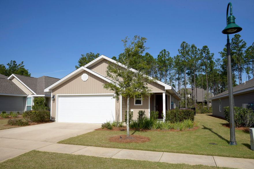 Welcome to the highly desirable Hammock Bay home in Freeport, FL! This charming house features 3 bedrooms and 2 bathrooms, perfect for those looking for a cozy and comfortable living space. The walk-in closets provide ample storage for all your belongings, while the breakfast bar is ideal for enjoying your morning coffee or hosting guests. Step outside to the screened porch and enjoy the fresh air without worrying about pesky bugs. Plus, with lawn care included, you can spend more time relaxing and less time maintaining the yard. Don't miss out on this wonderful opportunity to call this Hammock Bay home your own!