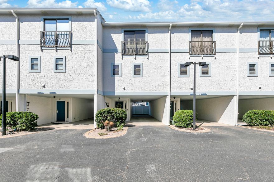 Do not miss your chance to purchase a Costa Vista Townhome located just steps to the beach with a GULF VIEW ! On the first level you will find a covered carport made for two vehicles which is private and only designated for this unit along with exterior storage and a little grassy area- a rare feature at the beach! Many updates have been done to make this unit simply the best including , luxury wood and tile flooring throughout , stainless steel appliances, coastal tiled walk in master shower, built in bunk beds, and much more! TWO private balconies give you excellent views of the Gulf plus plenty of space to enjoy daily sunsets and outdoor dining. Sold fully furnished and turnkey ready with a STOCKED kitchen so you can make meals just like at home. The HOA dues are low and the community pool is included! You are only a few minutes away from the sugar white sand and emerald green waters all for a GREAT price!