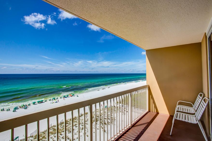 This stunning 1 bedroom, 2 bath condominium has unforgettable views of the gulf! Interior features include custom crafted hallway bunks, a spacious kitchen with granite countertops and breakfast bar and upgraded light fixtures. The open concept of the dining and living space provide unobstructed gulf front views from every angle! This unit also produces exceptional rental income!Pelican Beach Resort is a gated community and features covered parking, deli and cafe, indoor/outdoor swimming pool, fitness center with sauna, tennis courts, kiddie pool, beachside/poolside bar, arcade and large sundeck.All information deemed reliable but not guaranteed, buyer to verify.