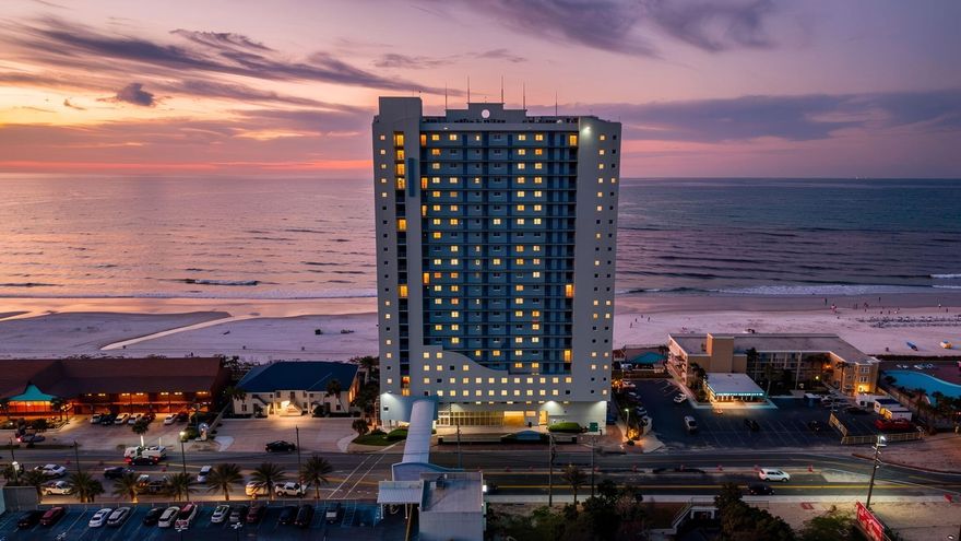 Wake up to calming, elevated views of the Gulf and the resort-style pool from this polished 4th-floor 1BR/2BA + bunk condo at Sterling Breeze. The lower floor places you closer to the sugar-white sands and emerald waters while overlooking the pool, creating a more immersive beach experience with easier access to amenities. Inside, the unit is exceptionally well appointed with tile flooring throughout, tiled showers, granite countertops and designer furnishings. Additional conveniences include in-unit laundry, secure covered garage parking, and access to on-site amenities such as a fitness center and lounge areas. Offered fully furnished and turnkey, it's ideal for personal enjoyment, a second home, or rental income. Perfectly positioned close to Pier Park, Top Golf, restaurants and more.