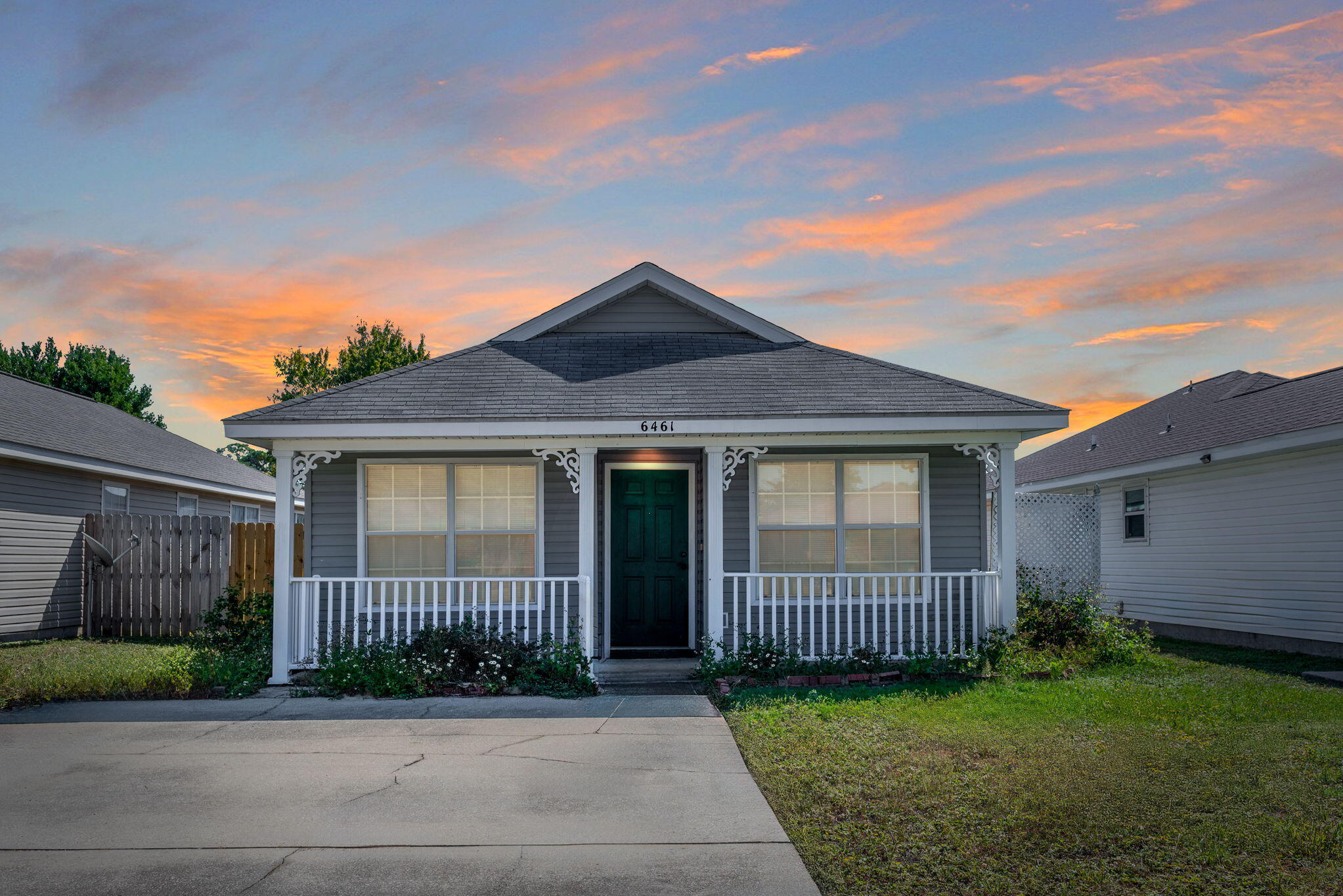 Welcome to this charming Florida cottage style home in the desirable waterfront community of Lighthouse Pointe with underground utilities, sidewalks, streetlights, landscaped common areas and play grounds for the kids. Enjoy the deeded access on the sound and enjoy the neighborhood picnic area and the Waterfront pier. This home offers three bedrooms and two full baths, split bedroom plan, vaulted ceiling in living room area, private fenced back yard with covered porch. Freshly painted inside with neutral hues that complement the new LVP flooring.  This 3-bedroom, 2bathroom home is a gem, featuring all-new luxury vinyl plank flooring and fresh, neutral paint throughout, perfectly complementing the updated interiors. Bathed in natural light, the family room and kitchen create a warm and welcoming space ideal for gathering with friends and family.  
The spacious master suite offers a tranquil retreat with abundant sunlight, while the additional bedrooms are perfect for children, guests, or a cozy home office. Thoughtfully updated, this cottage is an ideal choice for first-time buyers, those seeking a vacation getaway, or anyone looking to secure a future retirement retreat in a vibrant community. Key Updates: New LVP flooring in living, dining, and foyer areas, with stylish tile in the front bath for a modern touch. Also, enjoy the perks of living in a waterfront community with direct sound access and a private dock, ideal for fishing and water activities. In addition, enjoy an evening walk along the sidewalks to one of the two playgrounds that this community offers. Only minutes to Navarre Beach where you can relax on the sugar white sandy beach and dip your toes into the emerald waters of the Gulf of Mexico. Approximately a 25 minute commute to Hurlburt Field. Whether you're just starting out or planning ahead, this home is an excellent investment in the Florida lifestyle!  Seller will consider new roof with acceptable offer!










