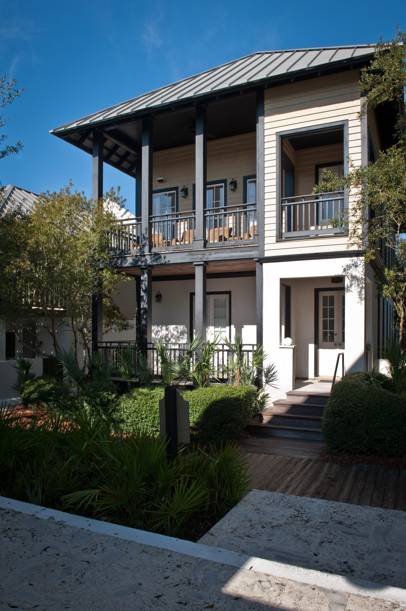 Lowest priced home on the south side in Rosemary Beach!!! Recent appraisal at $1,950,000. Instant Equity!!! Fantastic location directly across from the Coquina Pool and just a few steps down the boardwalk to the beach. An ideal location to enjoy all that Rosemary Beach has to offer. This four bedroom property features a newly remodeled kitchen, new counter tops and stainless appliances. The large lot can accommodate a private pool and outdoor living area. Sold fully furnished with a two car garage and separate carriage house. This is a great rental property.