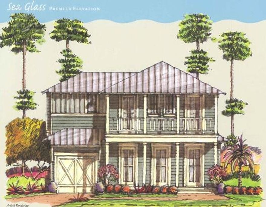 Sea Glass Plan, 4BR/3.5 BA with an extended one car garage. Ample living space with large living and dining room. Gorgeous kitchen with island and connecting family room. Owner's suite and 3 additional bedrooms are all on 2nd level.