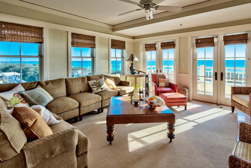 Luxurious top floor condo with unparalleled views of the Gulf. Sotheby's represented the seller and buyer in this private sale.