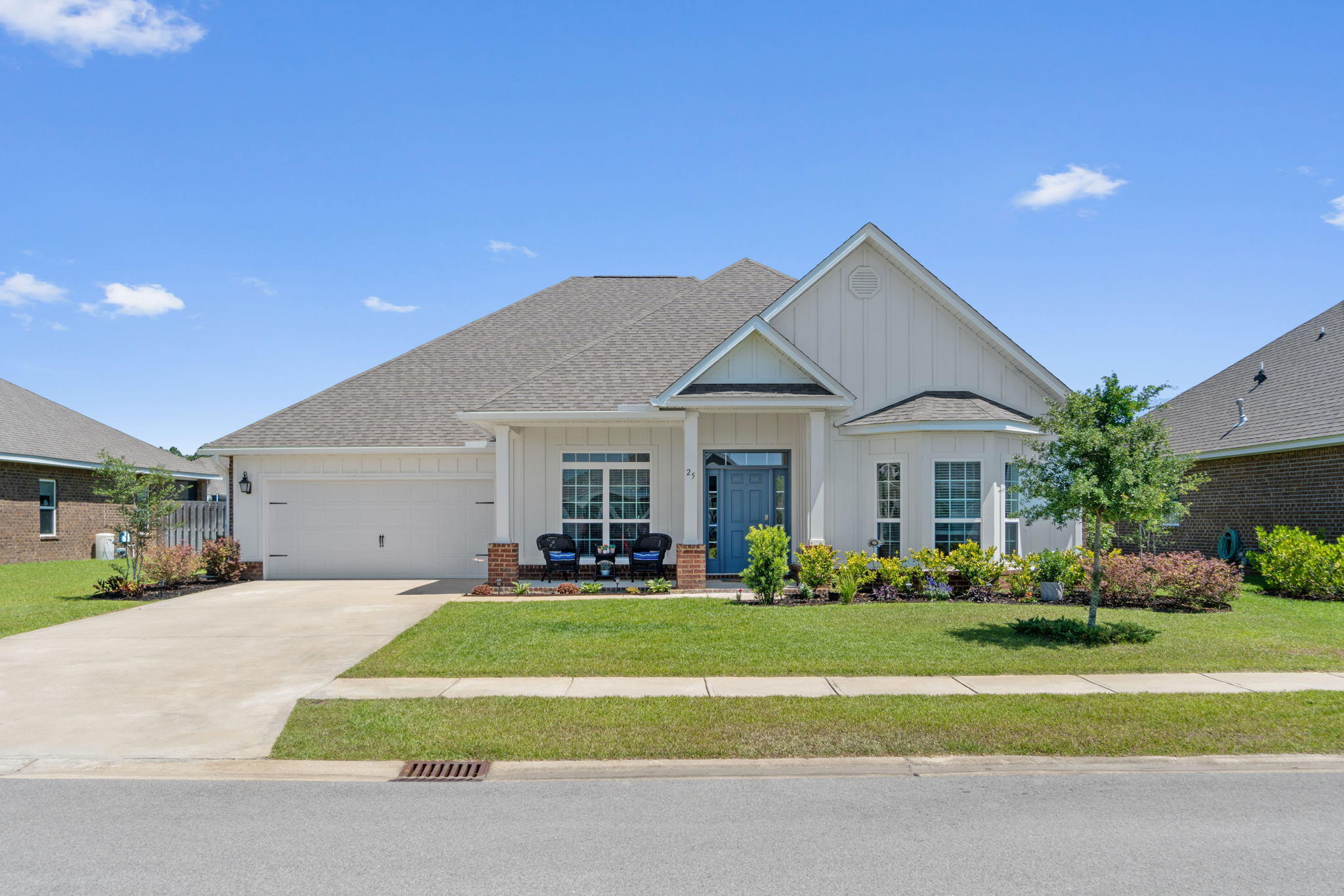 This McKenzie floor plan is an incredible 5 Bedroom, 3 Full Bath, with a Study and Formal Dining. Huge Covered and Screened back porch. Thishome INCLUDES: Granite countertops in kitchen & baths, Stainless Steel Microwave, Stove, Dishwasher, Refrigerator,  Brushed Nickel Plumbing fixtures, TileShower in Master Bath, Crown Molding, wood look tile plank flooring in all common areas of the home, tile in all baths & utilityroom, Gas Stub outs, Gas Hot Water Heater, Front and Rear Gutters, Full Irrigation, Fully Fenced Yard & much more