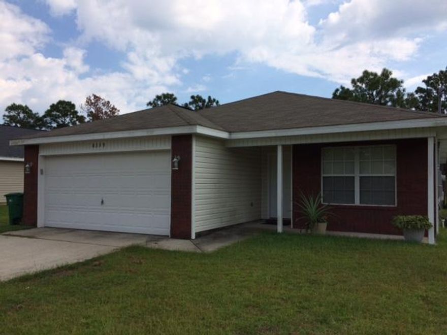 Peaceful country living yet so close to the beautiful, white sandy beaches of the Emerald Coast. 2 car garage, interior laundry, pantry, vaulted ceilings and a large lot with sprinkler system. A great value.