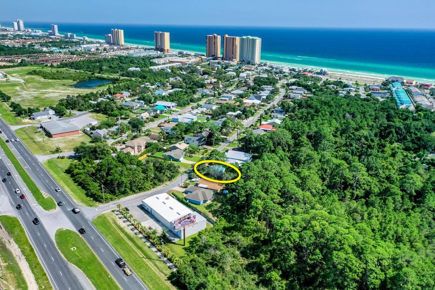 This quaint cottage enjoys excellent proximity to the stunning white sand beaches of Panama City Beach, Florida--one of the fastest growing real estate markets! With 2 bedrooms/2 baths, and second floor loft/bunk room/media room/study and no HOA dues, it has great potential as a full-time home or second home.