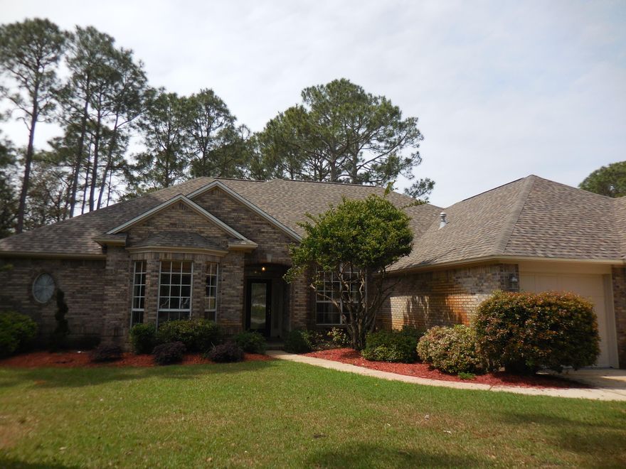 REO. WOW, 5 Bedrooms, New Roof, HVAC, Carpets, Granite Kitchen Counter Tops, Newly Painted Inside and Out! This home has both a Living Room and a Family Room with Fireplace, a Formal Dining Room and a Casual Breakfast Room, and a Huge Kitchen. The Master Bedroom features a Trey Ceiling and patio doors that open up to the outside patio. The Master Bath has a Garden Tub, separate shower and huge walk-in closet! All of the bedrooms are share Jack-N-Jill Baths. There is also a 1/2 Bath for Guest usage. A laundry Room with a Huge Walk-in Pantry, many Hall Closets (one of them walk-in), and a 3-Car Garage with Overhead Storage are a the finishing touches inside. Outside, enjoy both Covered and Open Patios and Views of the Golf Course! Plenty of room for a pool.