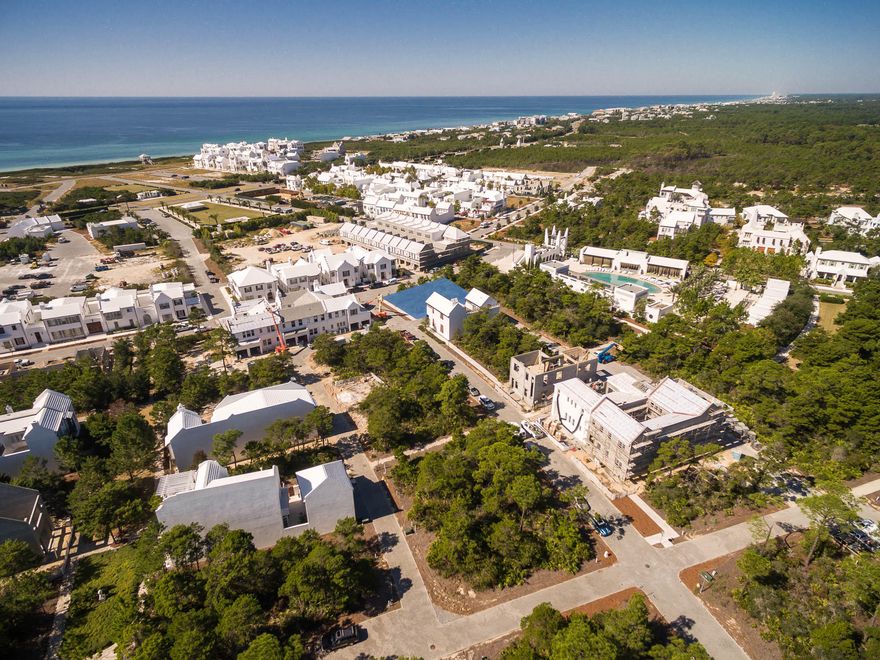 Newly released and one of the premier homesites on impressive Nonesuch Way. This homesite is open on all sides allowing opulent light and distinguished design opportunities. Adding to its appeal is the close proximity to the breathtaking and award-winning Caliza Pool & Restaurant. Capture Gulf breezes from your rooftop terrace or relax in the serenity of your private courtyard. This area of Alys Beach is one of the fastest growing with its proximity to Caliza, the emerging Town Center, Fitness Center, Tennis and Basketball courts and short bike ride or walk to the beach. Stroll to the neighbors in Arboleda Park or discover the nature trails to the north. On-site parking for this homesite can be designed as a 2-car garage or private parking court.