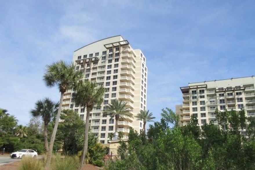 Perfect location for this 1 bedroom, 1 bath REO condo with beautiful views in the Luau building in Sandestin. The gated community offers so many amenities; beaches, bay, marina, pools, tennis, putt putt golf, restaurants, shops and the Baytowne Wharf community. You couldn't ask for a better vacation spot. With a little love the condo could be the perfect second home or investment property.