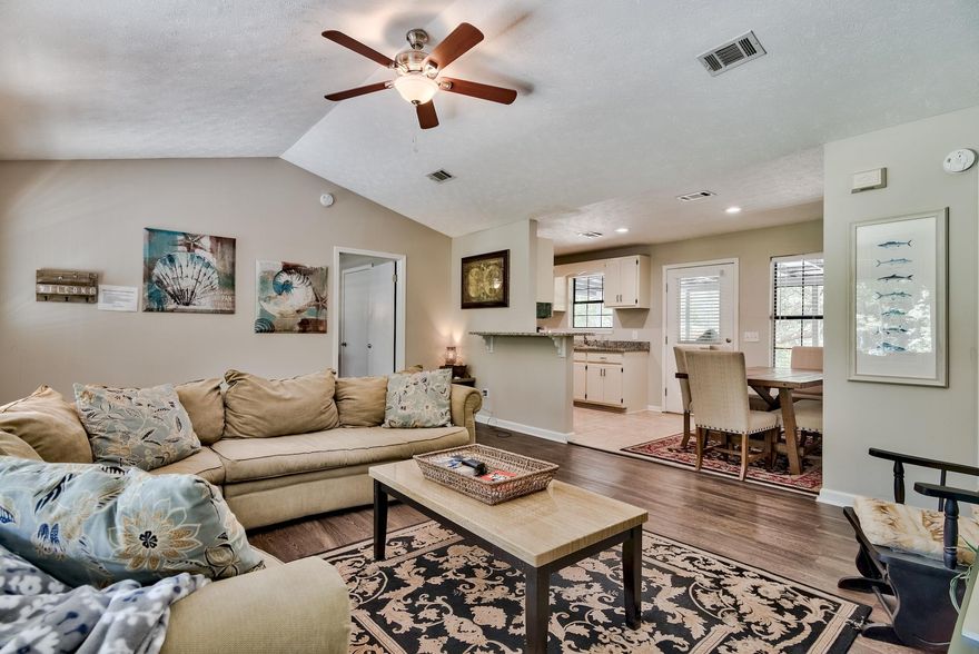 Welcome to your private WATERFRONT oasis in which you can live on one side and rent the other or utilize the entire home for your family! This spacious 4-bedroom, 2-bath home has plenty of closet and storage space and sits on a quiet 1.2 acres. This property was remodeled 3 years ago with a new roof, new flooring throughout the entire home, new counters, new appliances, new bathrooms, as well as new outside paint. New ACs were installed a year ago. A Carrier/Bryant unit was installed for the main house and a Mitsubishi mini split, with heat, was installed in the owners' suite. There was a complete well rebuild a year ago to include a new pump, tank, control box, and pressure switch. Don't let this slice of tranquil paradise pass you by!