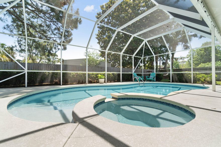 Welcome to this truly one of a kind cul-de-sac Bluewater Bay area (heated) saltwater POOL home with a garage studio apartment with almost 3000sqft in Raintree Estates! Want to bring your cars, boat, AND water toys? No problem, here you'll find two garages that fit up to 5 cars plus a long driveway to fit 6! One of the garages even has its own separate bathroom (in addition to the other 3 bathrooms) perfect for a workshop or a great place to wash your dog and the 60 gallon professional air compressor and Generac whole home generator will convey! But wait, there's more! Past the inviting massive front porch, downstairs you'll find 3 bedrooms and 2 bathrooms in a split floor plan plus an office and a formal dining room AND upstairs above the 3 car garage you'll find a studio apartment