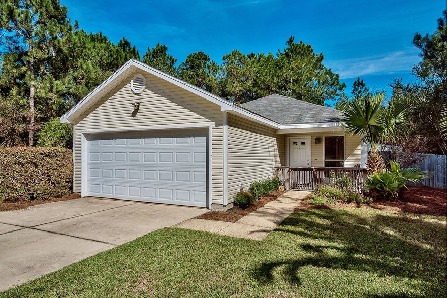 This property offers the opportunity to live in a modern home on a generous lot within a quiet verdant neighborhood. Ideal for pet-owners and garden lovers in search of a tranquil private oasis, the property is surrounded by a fenced-in, fully landscaped yard. The single family home has a pleasing open-plan living space with arched open doorways disguising the flow between the open-plan living area and bedroom space. Lofty volume ceilings enhance the home giving each room a sense of added space and airiness. Windows frame pleasing views of the surrounding landscaped greenery. The raised breakfast bar features a polished granite counter to add a touch of practical luxury to the surprisingly spacious open-plan kitchen.