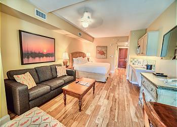 Please bring ONLY firm offers at $125K. MOTIVATED SELLER looking to buy a bigger unit. This adorable condo overlooks the pool and the bay and is the perfect place to book for a conference or a get away for a couple with one or two young children. Walking distance to all of the amenities the Village has to offer. Sandestin Rental claims gross rental revenue of over $25,000 a year for similar units due to conference traffic. Association dues are $215.09 to HOA monthly, $382.75 to SOA quarterly and $76.50 to Baytowne quarterly.