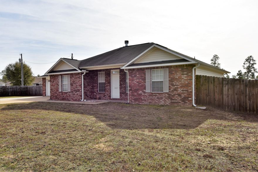 WOW! All the UPGRADES, 1 Year Home Warranty, and Seller is offering to help with most closing costs. Ceramic Tile throughout, Granite counters throughout, Custom Cabinetry, Kenmore Elite Stainless appliances, Tiled backsplash, Tiled surround Wood-burning Fireplace, Bali Window Treatments, Front Porch, Oversized Covered Patio, Two Car Garage, and Fenced in Back Yard! Split bedroom floor plan flows well with an open concept and cathedral ceiling over the living room. Cabinets in Kitchen and Laundry Room have pull out shelving and the Convection Bake Oven has TWO ovens; perfect for cooking multiple dishes! Ready for YOU, the new owner! Schedule your viewing today! Closing costs paid by Seller do not include: buyer's credit report, home inspections, prepaid insurance/interest, escrow set up or points/origination. American Home Shield Home Warranty value of $400. Please verify zoning, school zones, and any other information that is important to you.