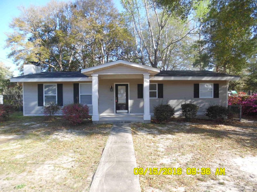 REO! Affordable Florida Cottage.2 living areas each with its own Brick Fireplace! The family room and the Master Suite both open to deck overlooking the back yard. Located in a well-established neighborhood convenient to Hwy 90 and Hwy 331.House is SOLD AS IS!