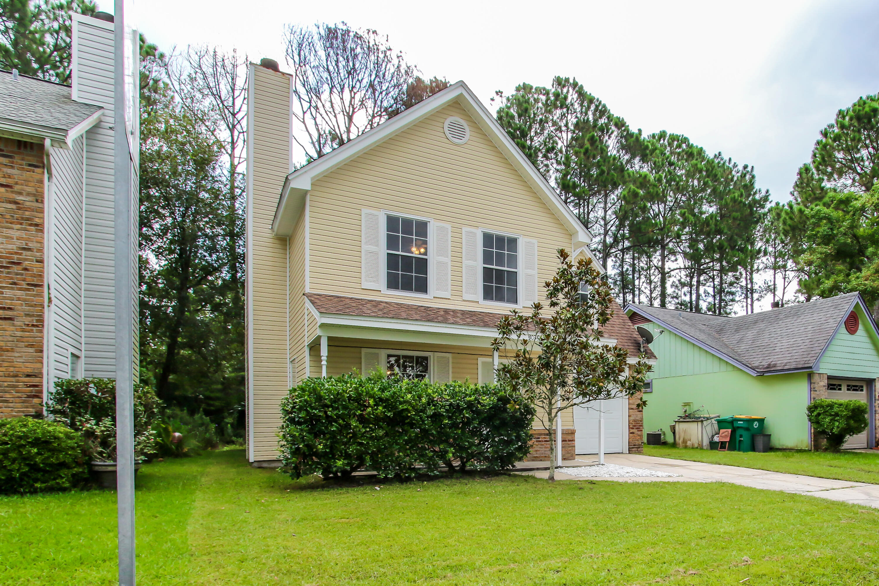 Nice 2 story home centrally located & close to schools/dining/shopping/hospital/NWF State College & in between both bases. All electric! Inside you have a wood burning fireplace, eat-in kitchen w/all appliances in place, 1/2 bath downstairs for guests & upstairs features the 3 bedrms & 2 full baths. Outside you have a tiled patio area that backs up to the wooded Eglin reservation (no neighbors behind you) perfect for relaxing/entertaining. Chain link fenced bkyard. Neighborhood features a lake great for fishing &/or feeding the ducks. New LVP flooring in Living area. All new carpet on stairs, hall & two bedrooms. Freshly painted through out. New kitchen countertop and cabinets painted. Roof - 2008, HVAC - 2012, WH - 2009. Please have your offer accompanied by loan letter or POF. Thanks!