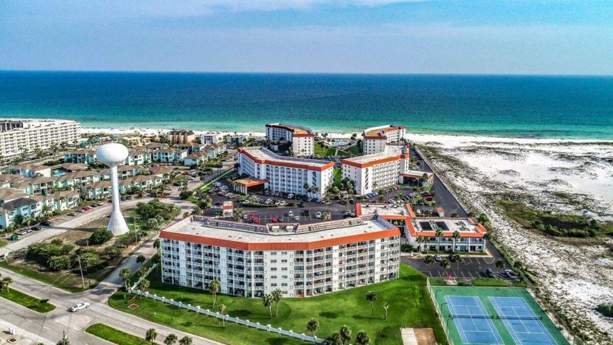 **NEEDS FULL REMODEL BESIDES ONE BATHROOM!** WILL CONSIDER ALL OFFERS! Welcome to the largest residence in the El Matador community-a rare, conjoined 4-bedroom, 3-bathroom condo that offers space, flexibility, and investment potential on beautiful Okaloosa Island! This unique property was created by combining two separate units into one expansive layout. Enjoy an open floor plan perfect for large families, full-time living, or high-earning short-term rentals. With four spacious bedrooms, a spacious living area, and the exceptional amenities of El Matador-including beachfront access, pools, tennis courts, and 24-hour security. This one-of-a-kind condo delivers space, location, and value you won't find anywhere else at El Matador! **WILL CONSIDER SELLER FINANCING WITH REASONABLE TERMS!**